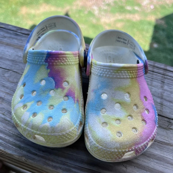 Crocs Child 6 Tye Die - Picture 1 of 3